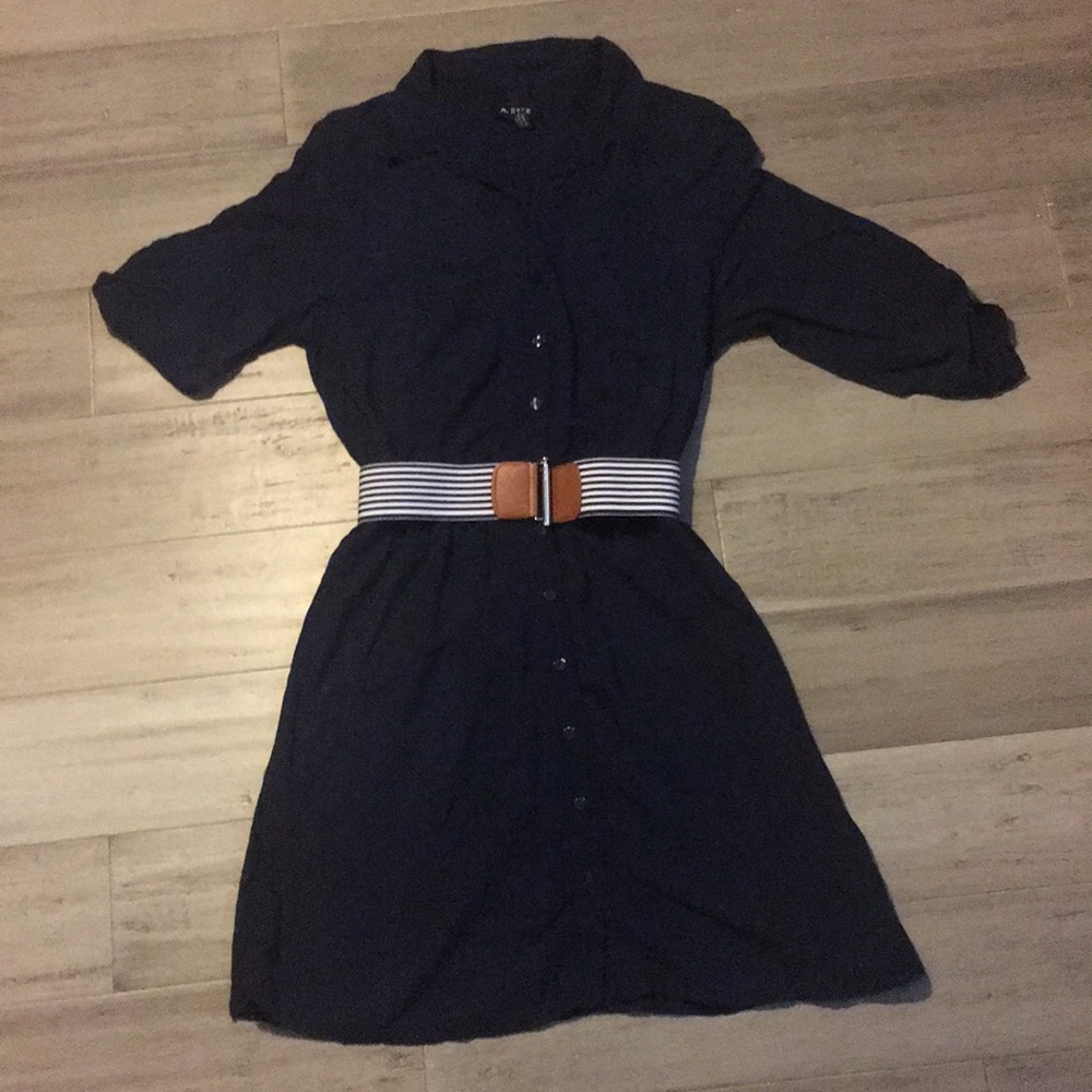 Navy Blue dress - Picture 1 of 5